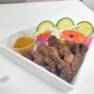 Beef Suya (contains peanuts)